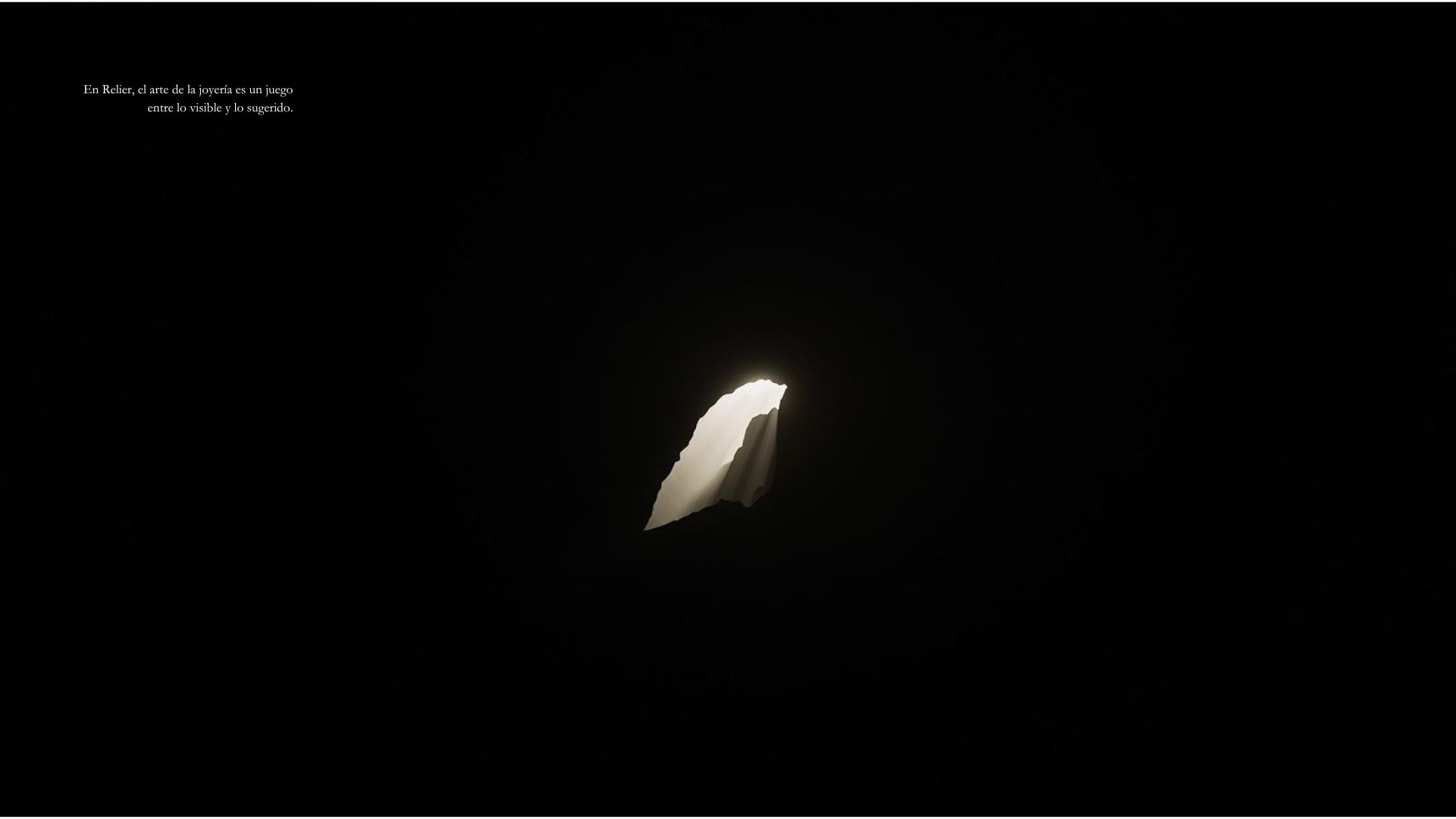 A single facet of light suspended in absolute black.