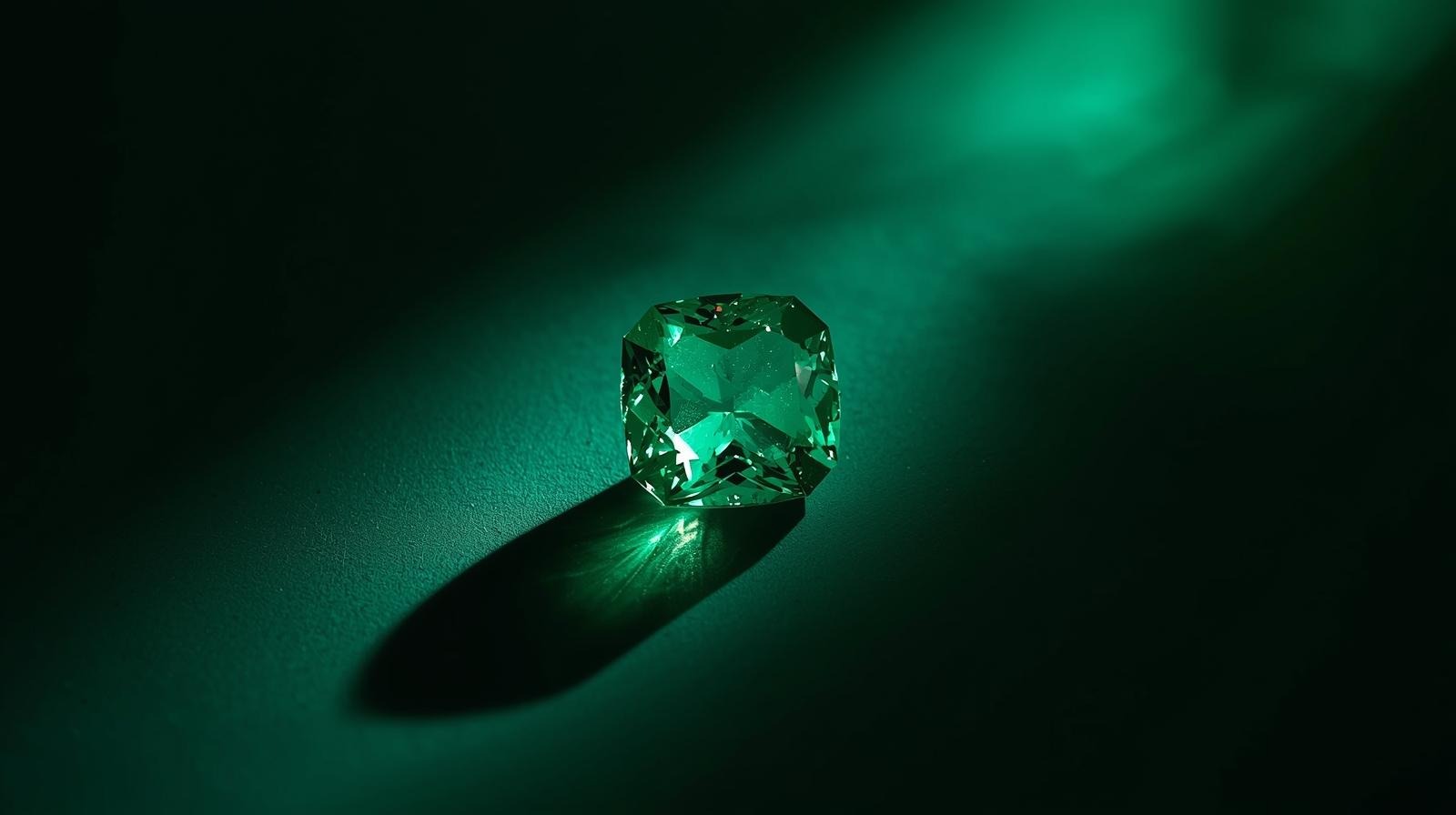 A single emerald — the silent invitation